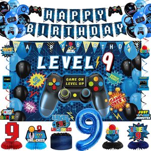 Ashenby 9th Birthday Decorations for Boys, Green