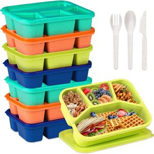 Aldernest 8 Pack Bento Box Lunch Box Container for Adult Kid, 4.8 ounces