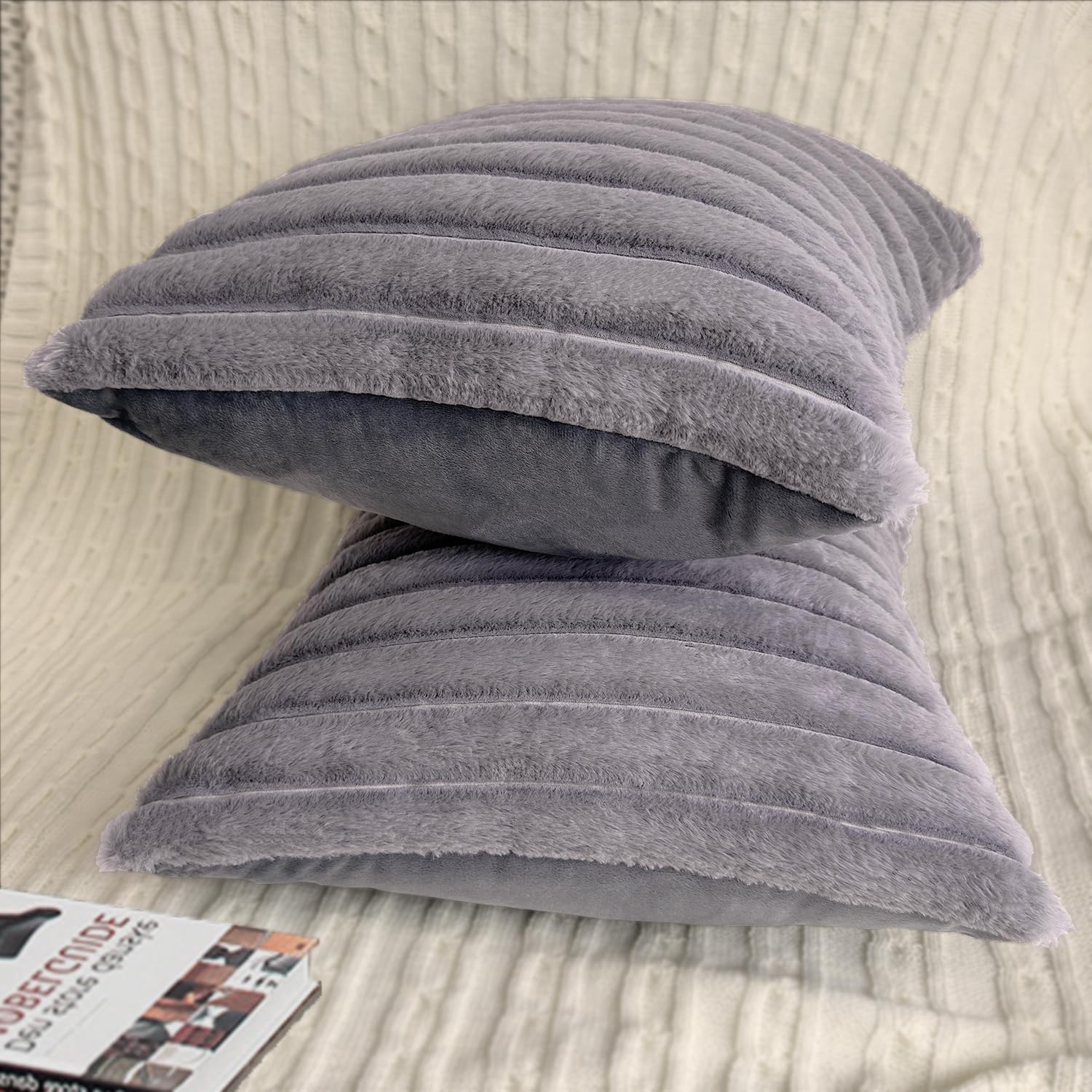 Aldernest 4 Pack 18x18 Pillow Cover Velvet Pillow Covers