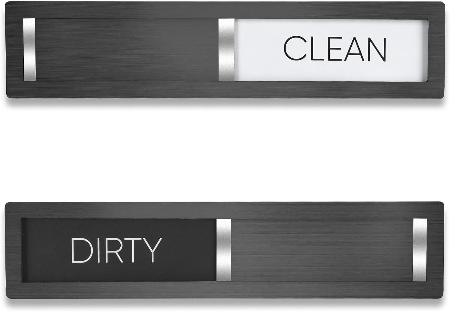 Aldernest Dishwasher Magnet Clean Dirty Sign, 304 Stainless Steel, S104, 0.12 kg, Medium