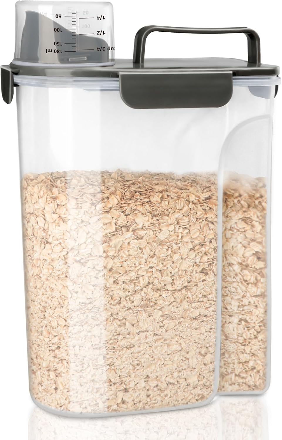 Aldernest Rice Container, Airtight Rice Storage Container 10lb, 14 x 9.5 x 5.5 inches