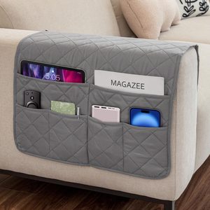 Aldernest Remote Control Holder for Recliner Non-Slip Armchair Caddy Couch Armrest Organizer