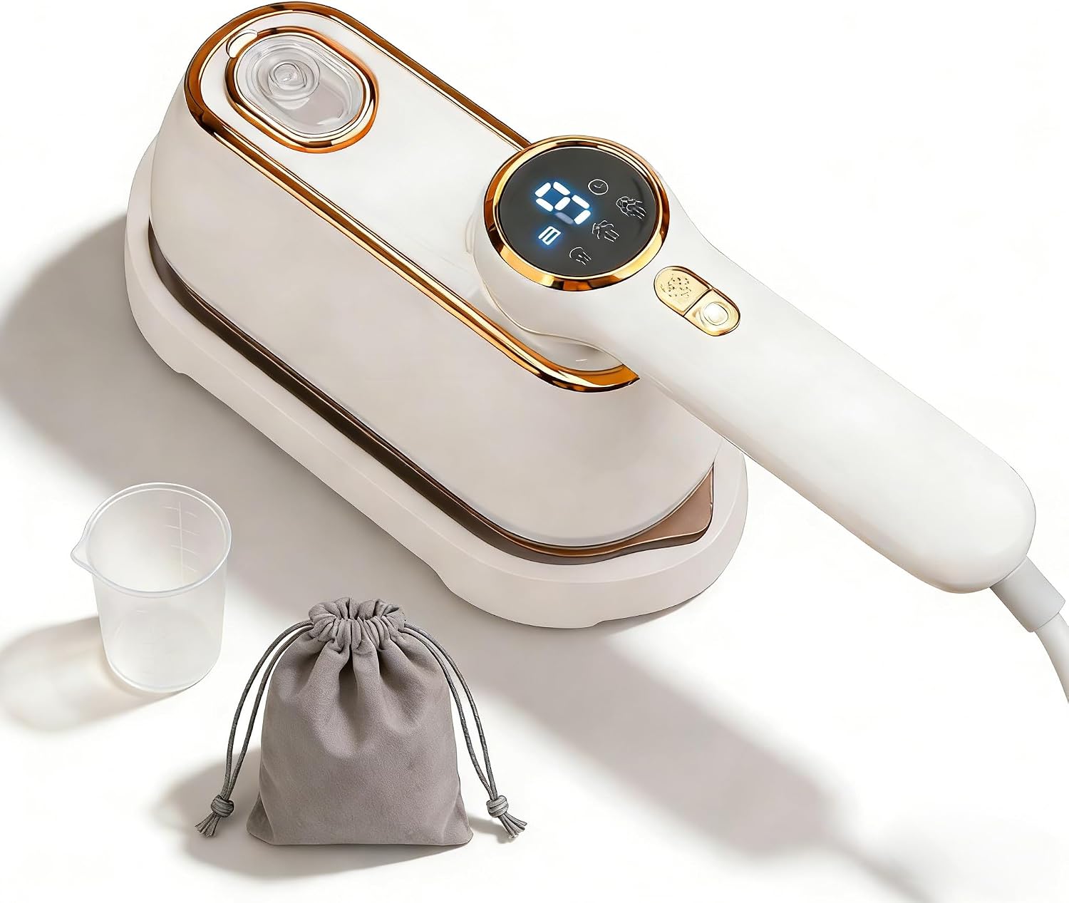 Aldernest Travel Steamer for Clothes Portable, White