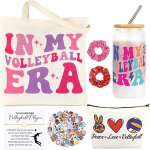 Aldernest Volleyball Gifts for Teen Girls Volleyball Stuff for Girls Team Players, 0.64 kg, 4 inches x 7.5 inches, Volleyball Gifts Set, 8 Count