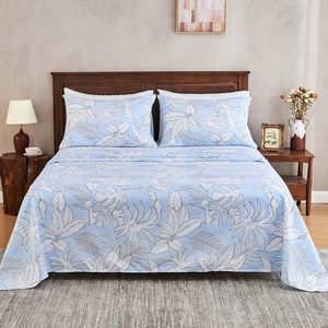 Aldernest 4PC Deep Pocket Queen Sheet Set Fit 16", 1.27 kg