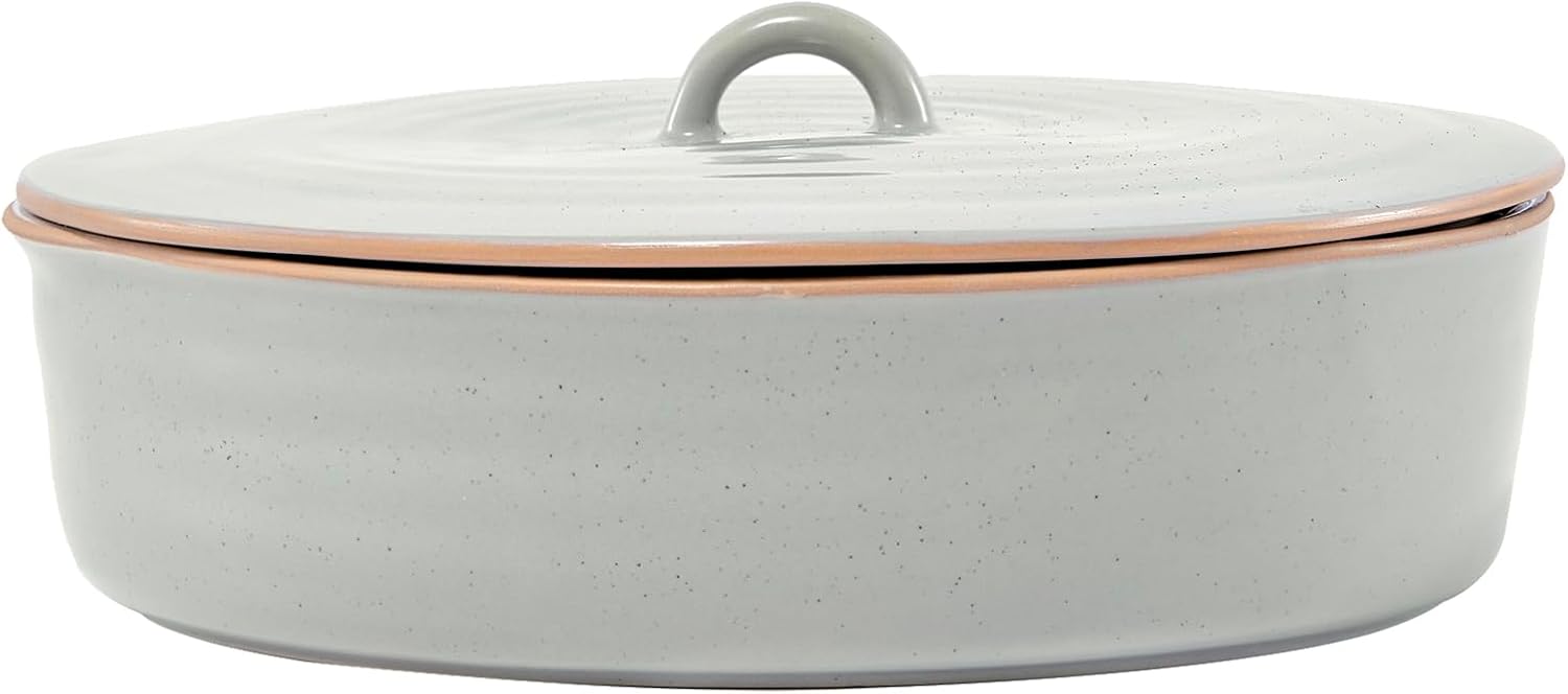 Aldernest Sage Green Tortilla Warmer with Lid, 9 Inch, Holds 20 Tortillas, 1.8 kg