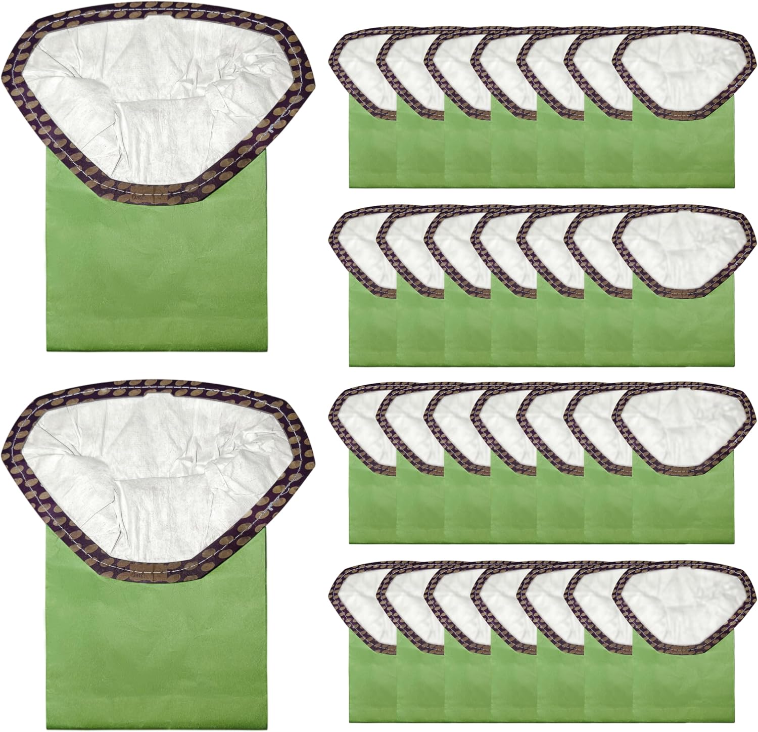 Ashenby 30 Pack 107314 Micro Filter Bags Compatible with ProTeam 6 QT Backpack Vacuum Cleaner: Super Coach Pro 6, ProVac FS 6, GoFit 6