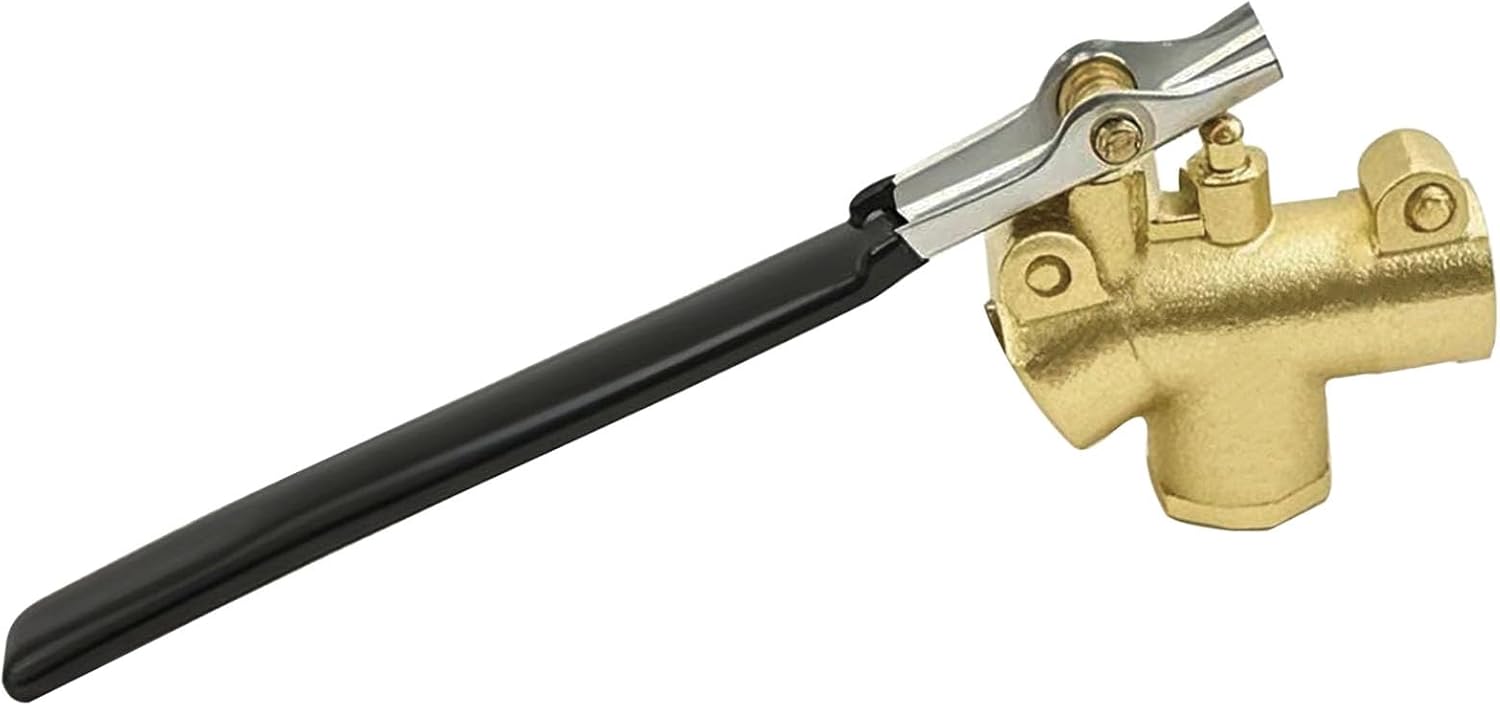 Aldernest 1/4" Carpet Cleaning Wand Angle Valve, Brass Angled Flow Control Valve, Small (22.64 cubic inches)