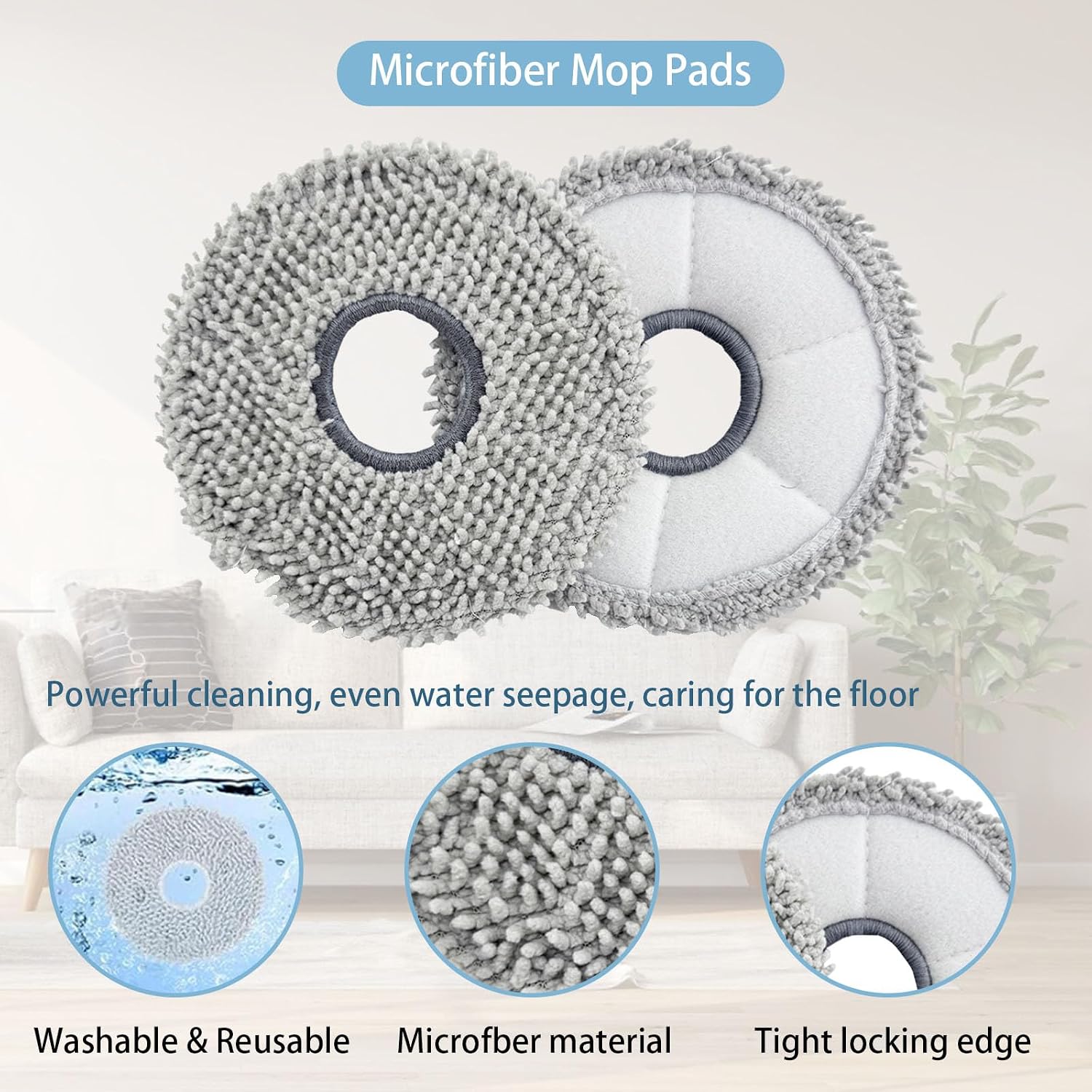 Ashenby 24 Pack Replacement Parts for ECOVACS Deebot T20 Omni / T20 Max / T20 Pro Robot Vacuum, Includes Main brushes, HEPA filter, Mop pad