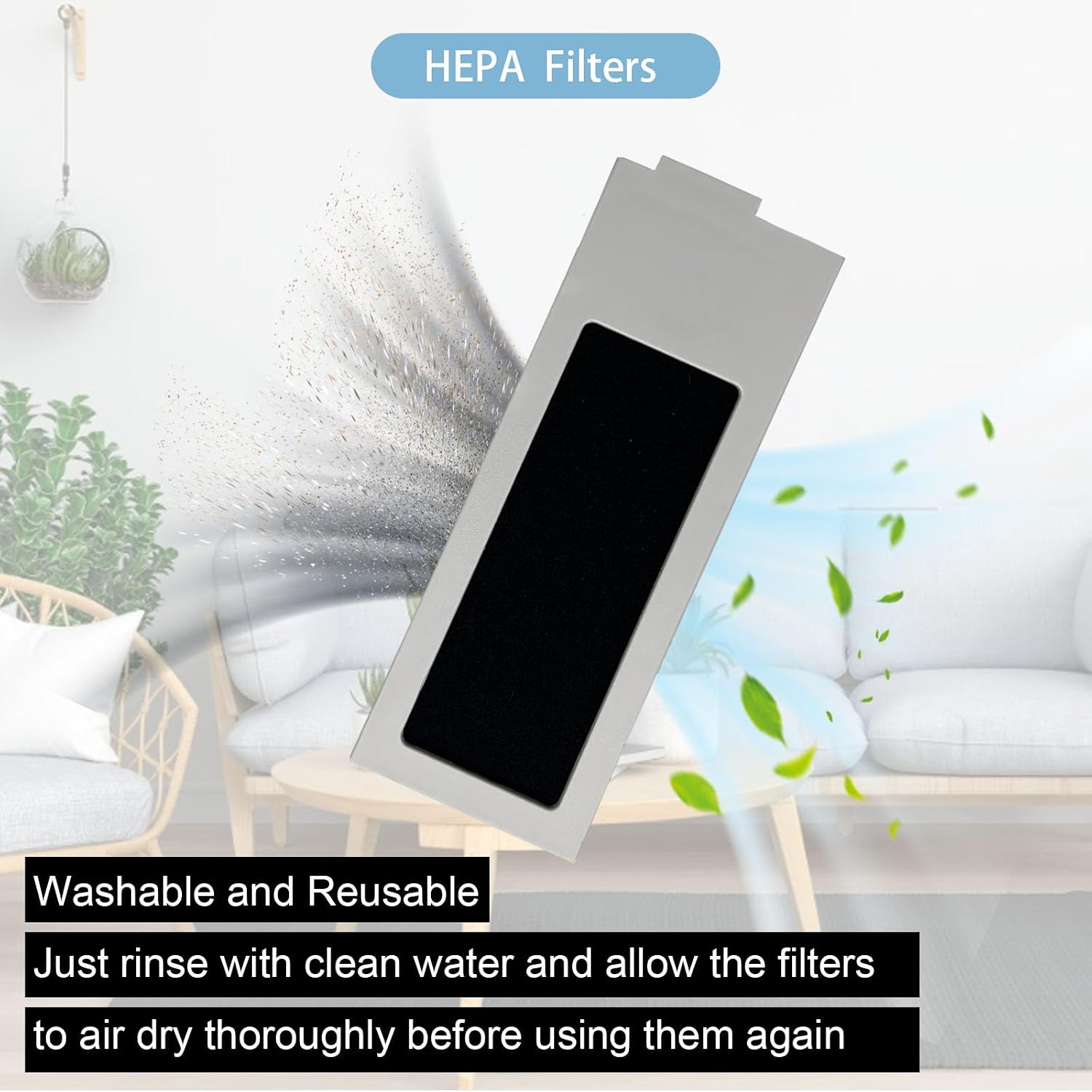 Ashenby 24 Pack Replacement Parts for ECOVACS Deebot T20 Omni / T20 Max / T20 Pro Robot Vacuum, Includes Main brushes, HEPA filter, Mop pad