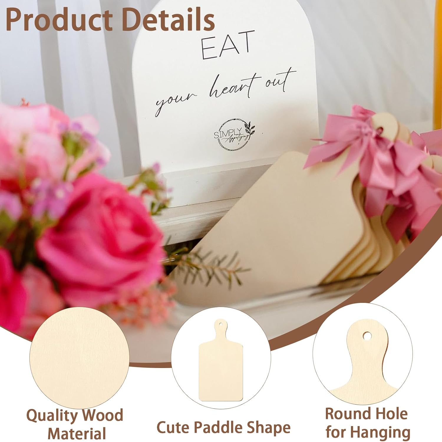 Aldernest 36 Pcs Mini Charcuterie Boards Bulk Small Wooden Cutting Board for Crafts, 1.08 kg, original wood color