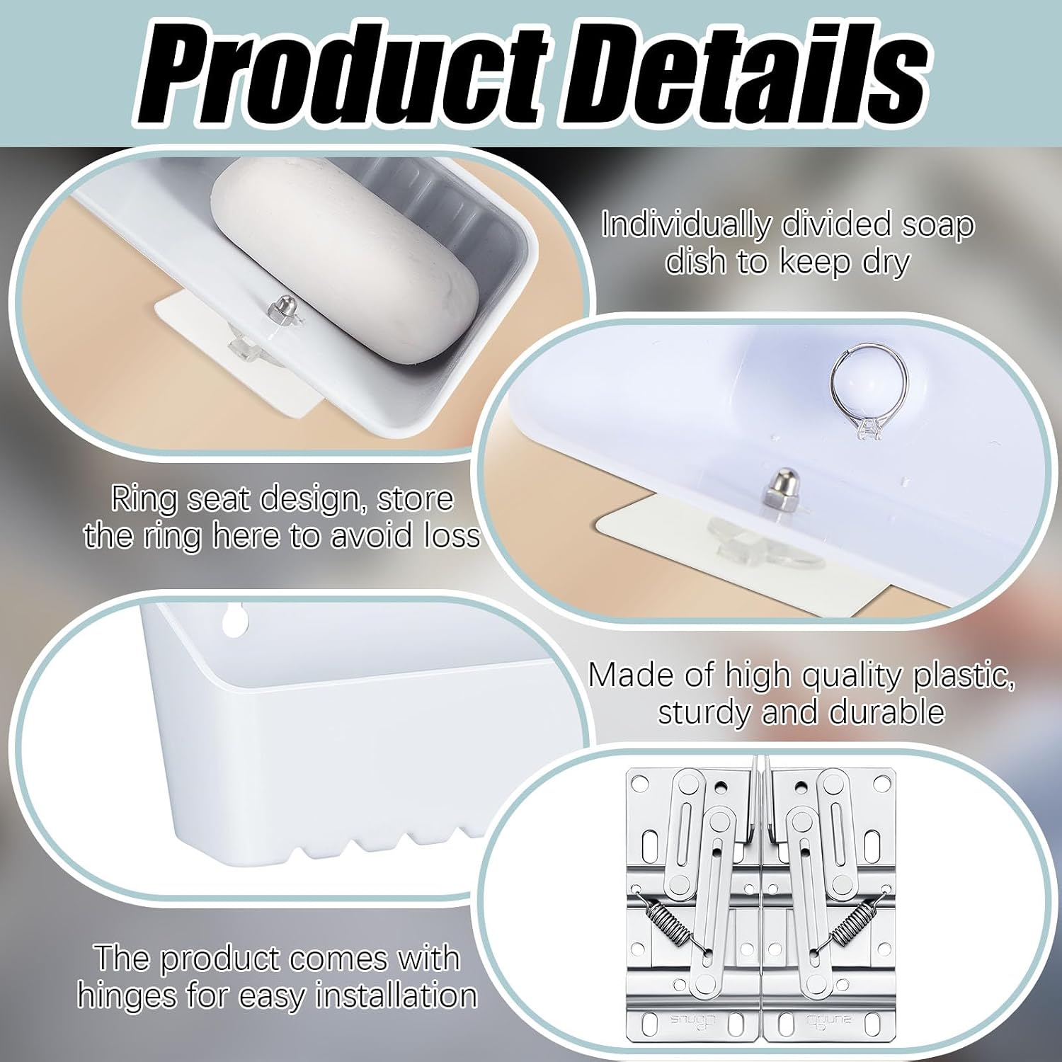Aldernest 2 Pack 14" Sink False Drawer Tip Out Tray, 1.12 kg, White