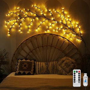 NestoraHome Enchanted Willow Vine Lights for Wall