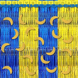 Rowanmere 39 Pcs Birthday Party Decorations, Banana Cartoon