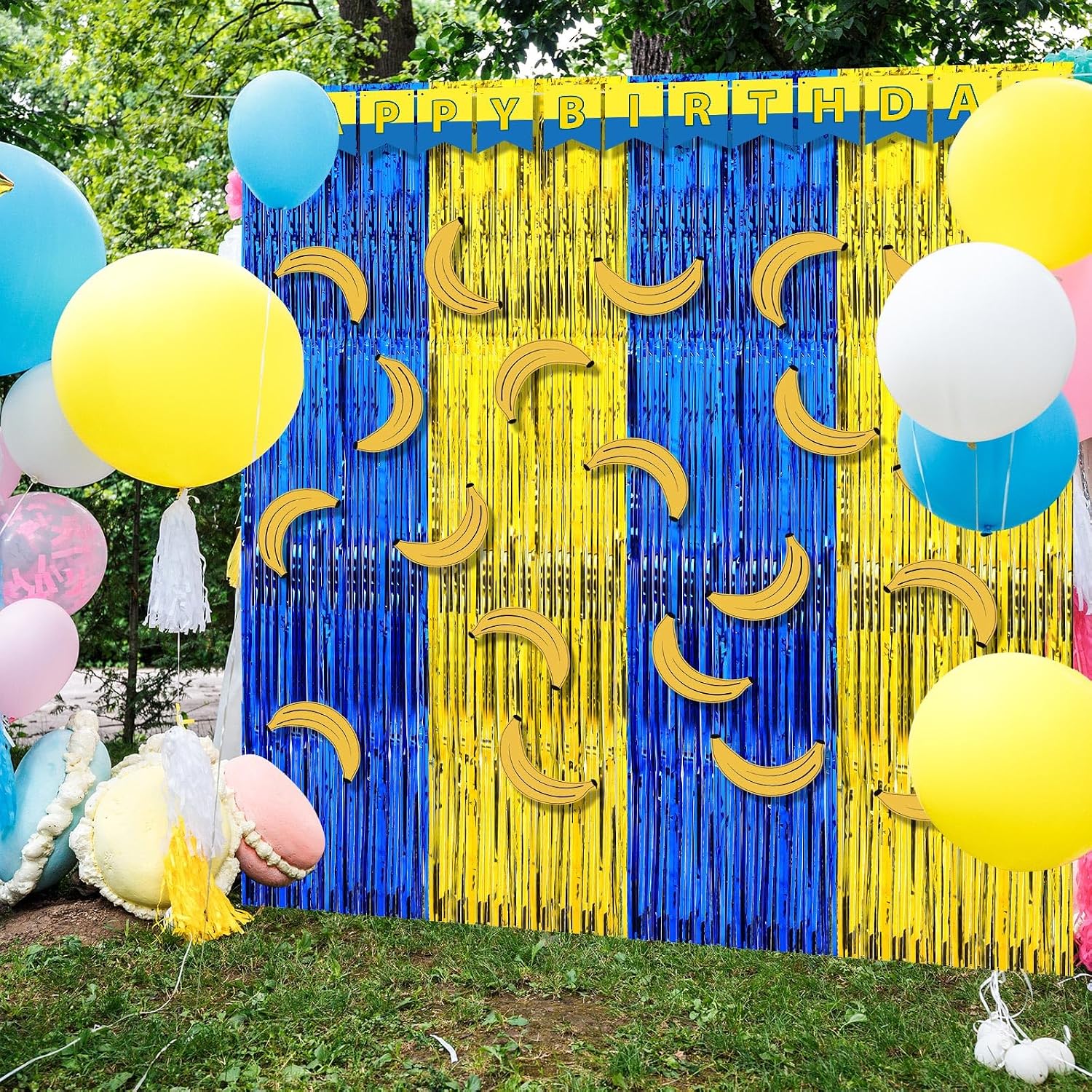 Rowanmere 39 Pcs Birthday Party Decorations, Banana Cartoon