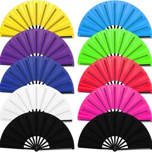 Ashenby 10Pcs Folding Hand Fan Bulk, 3.03 pounds
