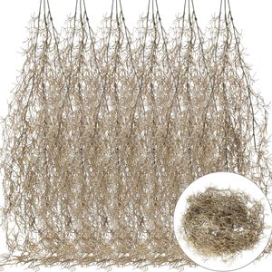 Ashenby Spanish Moss 41'' Fake Hanging Faux Moss, Brown, 6 Pack