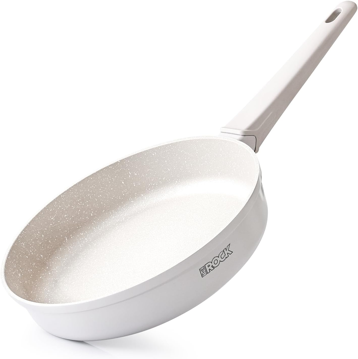 Ashenby SOHO 9.5-Inch Ceramic Non Stick Frying Pan – Nothing Sticks, Never Warps, 1.11 kg, Cream