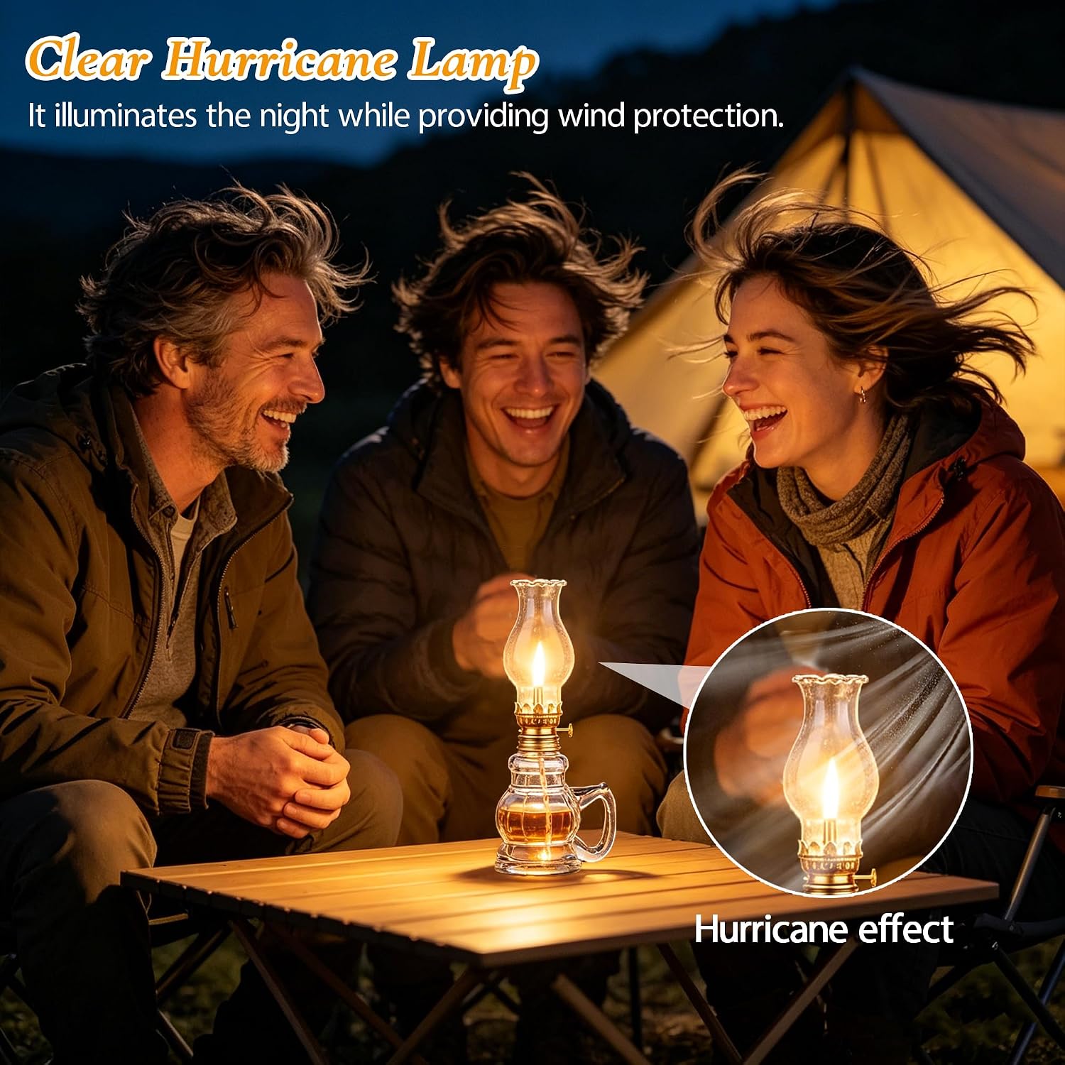 Ashenby 4PCS Chamber Oil Lamp Glass Kerosene Oil Lamp, Vintage Oil Lamps for Indoor, 1.21 kg, Clear