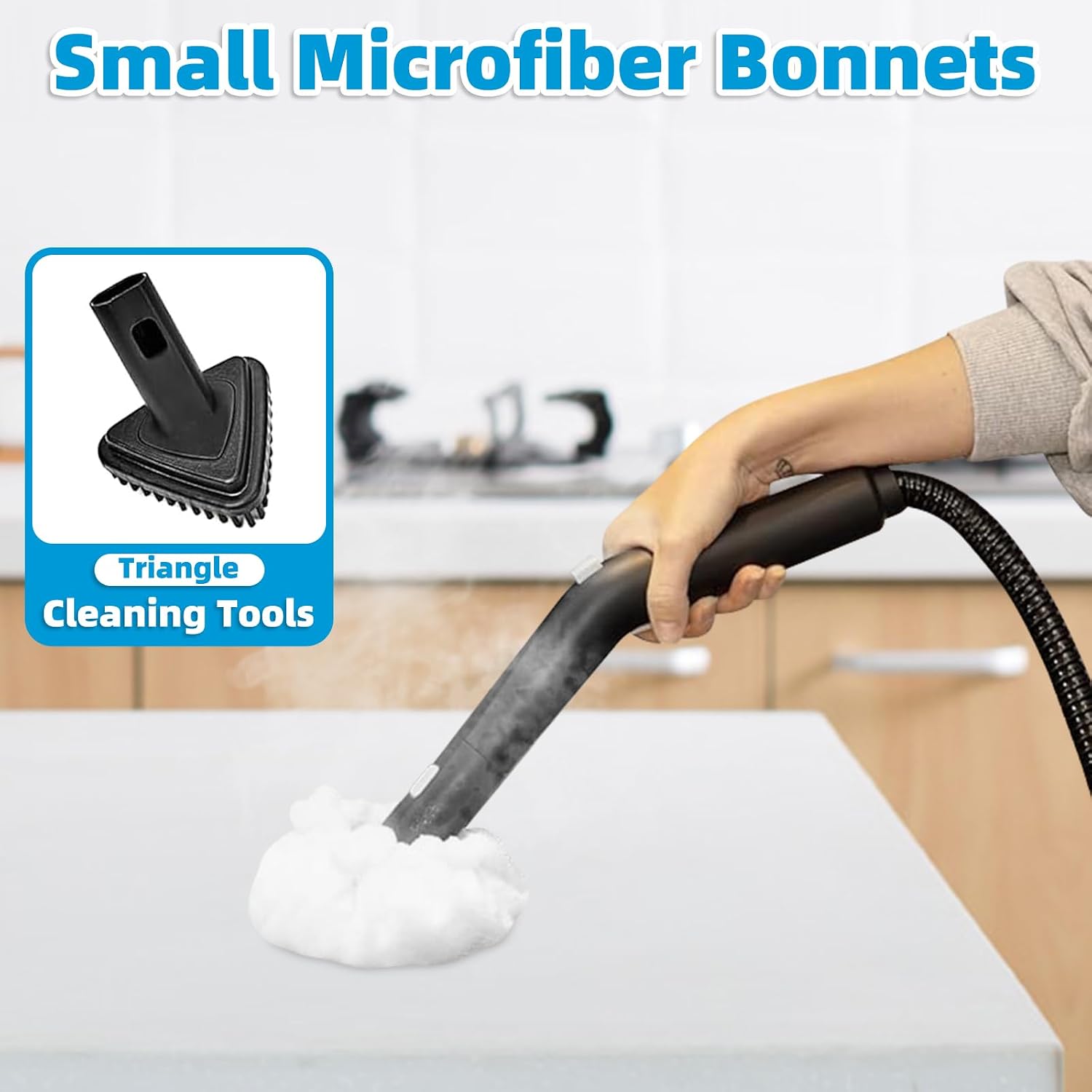 DomiCasa 10 Pack Steam Mop Pads Compatible with Dupray Steam Cleaner, 14 ounces