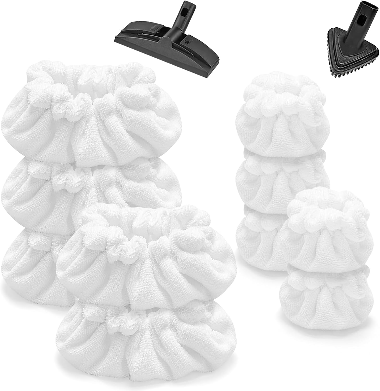 DomiCasa 10 Pack Steam Mop Pads Compatible with Dupray Steam Cleaner, 14 ounces