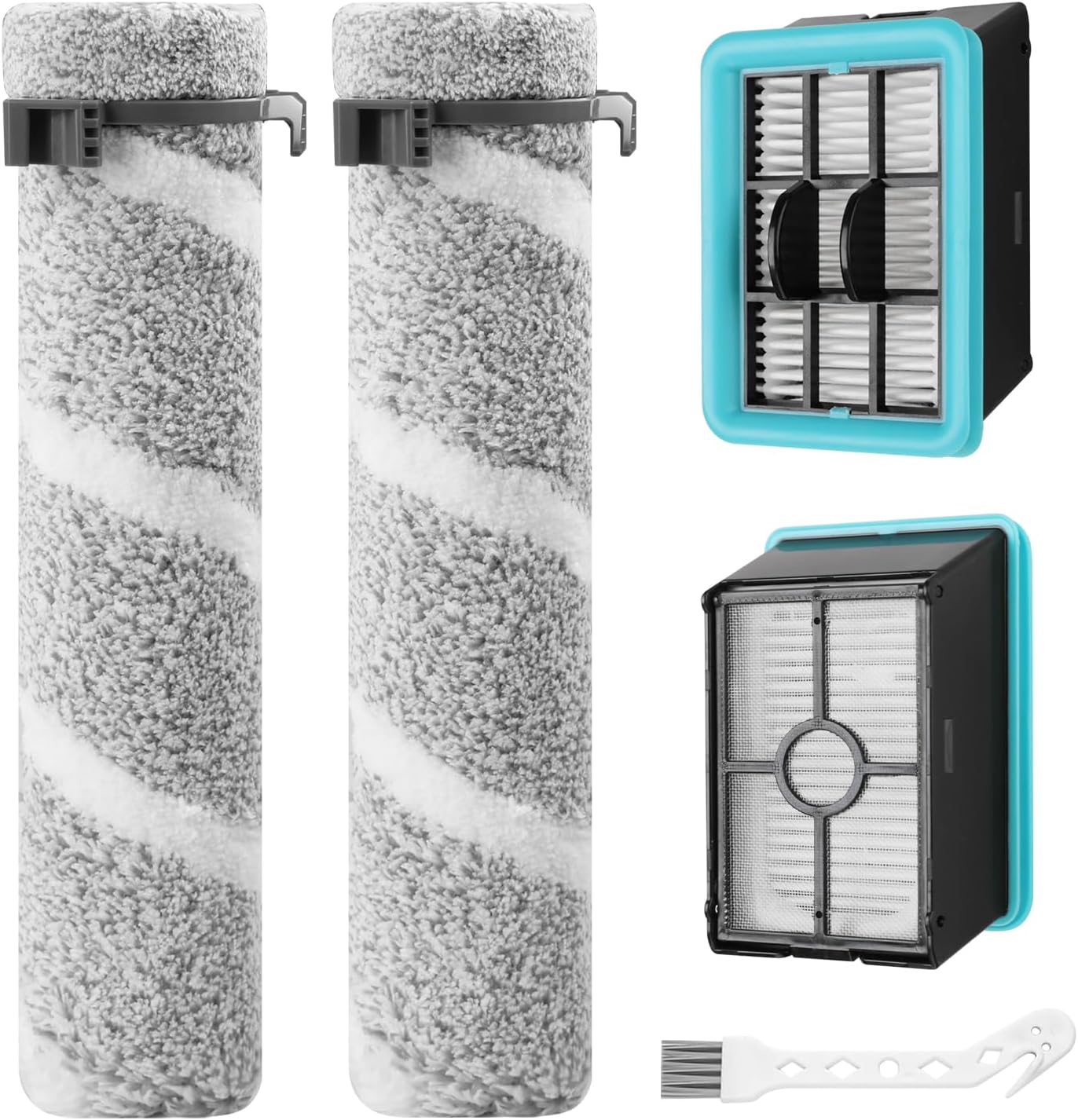 Birchmont 4111A Replacement Brushes and Filters for Bissell CrossWave Edge