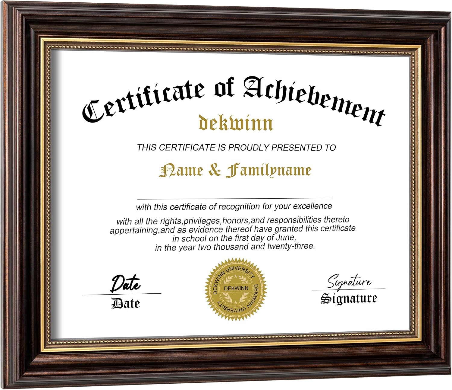 Aldernest 8.5x11 Diploma Frames Certificate Document Frame, 1.5 pounds