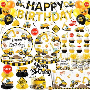 Tanglewick Construction Birthday Decorations, Blue