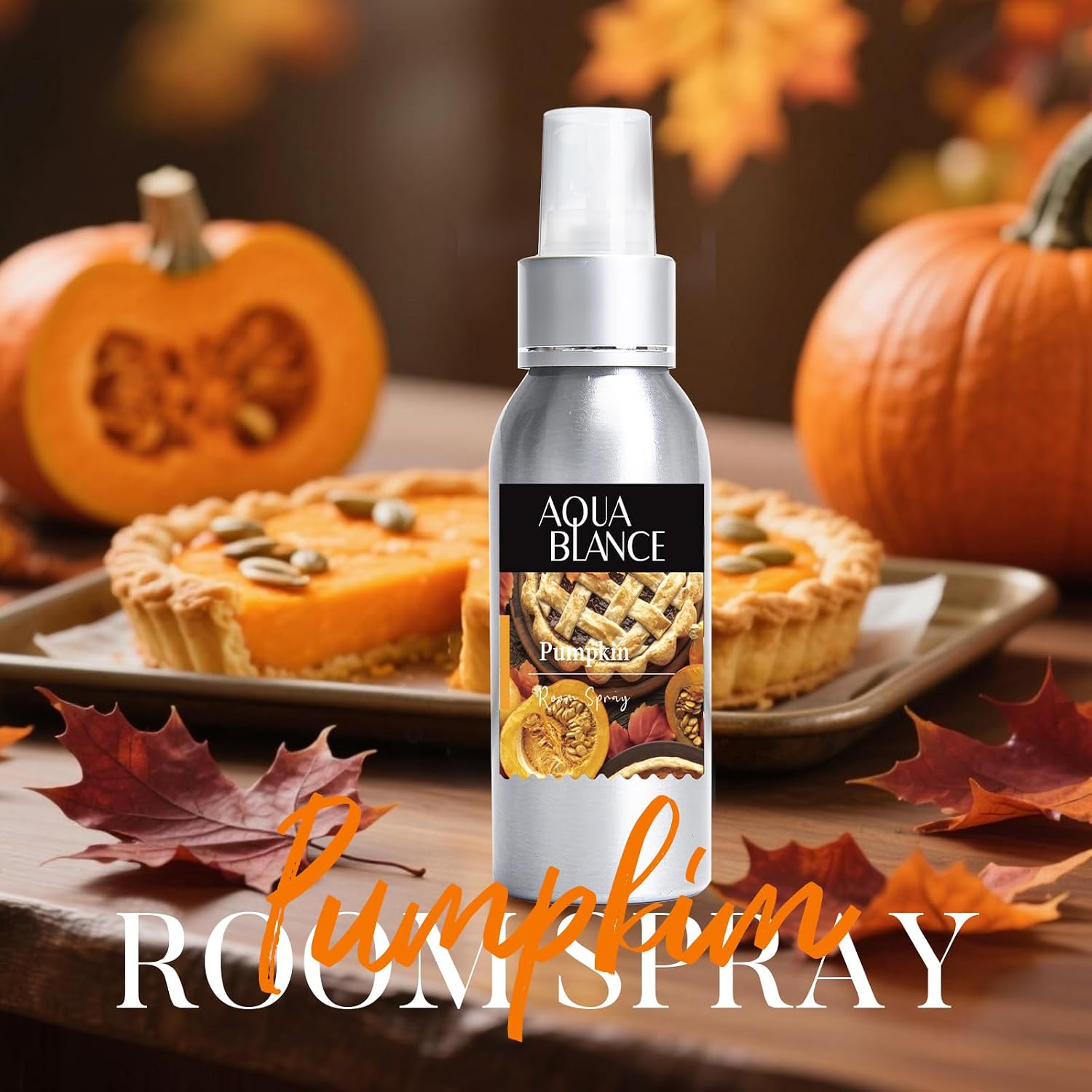 Aldernest Fragrant Room Spray, Autumn, Apple Cinnamon, Pumpkin, 3 x 3.4 fl oz
