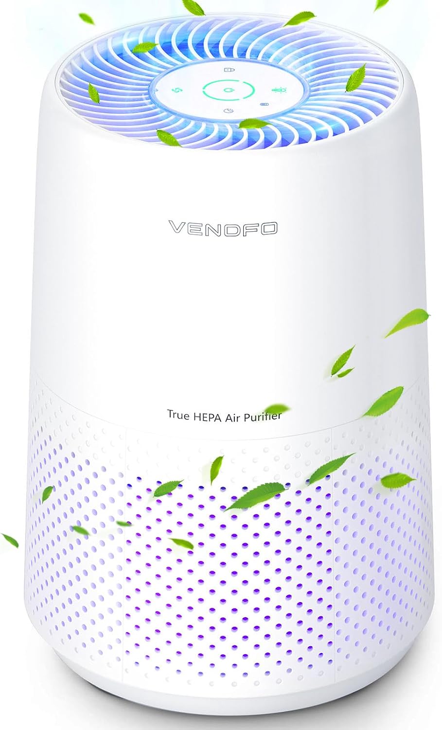Aldernest Air Purifiers for Bedroom, H13 HEPA Air Purifiers - Covers Up to 1074 ft² - 24dB Ultra-Quiet Sleep Mode