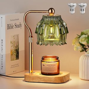 VelloHome Candle Warmer Lamp with Timer Dimmer, Green