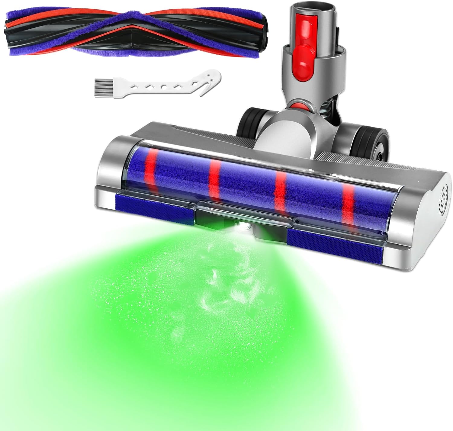 Ashenby LED Vacuum Head Replacement Parts for Dyson V7 V8 V10 V11 V15, 1.03 kg, Purple