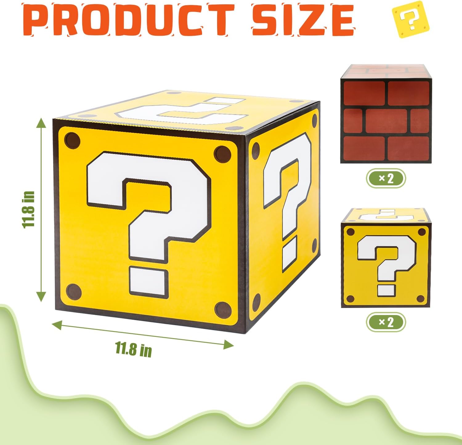 Aldernest 4PCS Big Party Boxes with 6 Set Centerpieces, 1.72 pounds