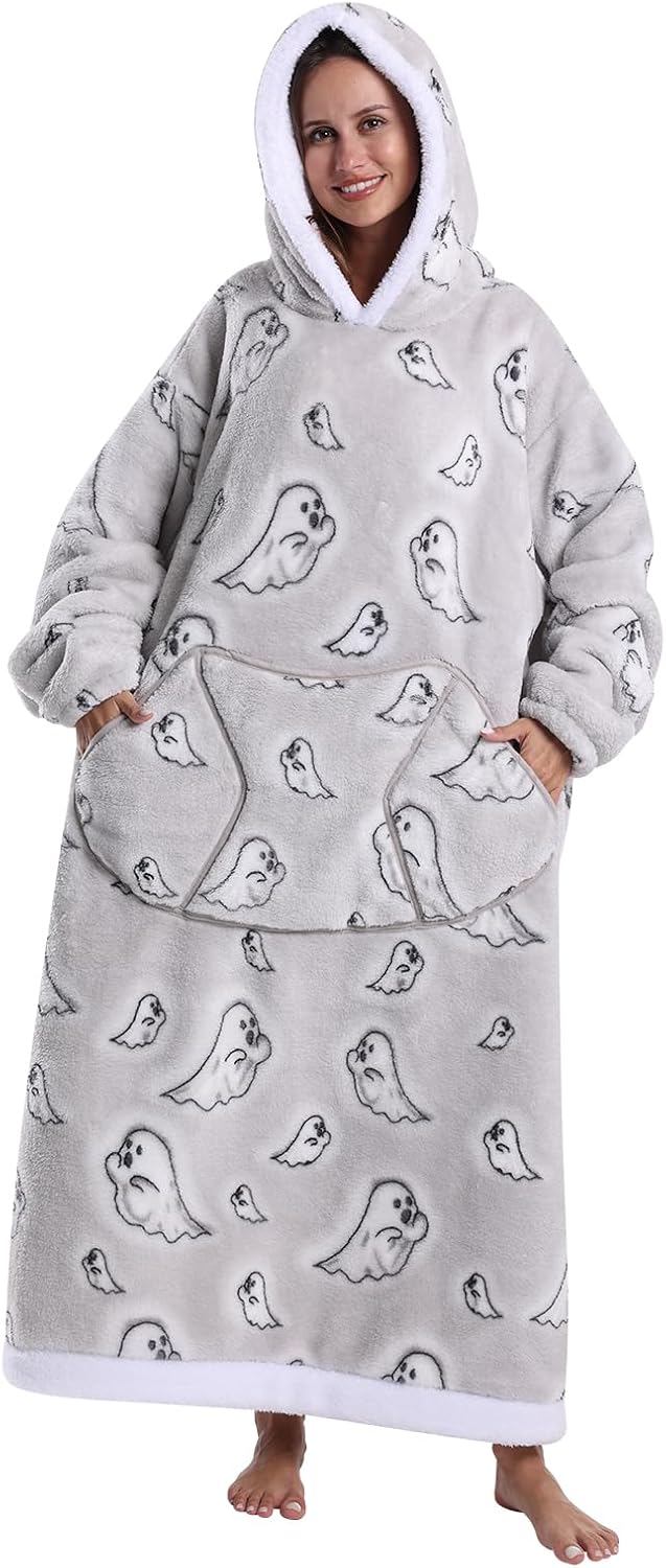 Aldernest Oversized Wearable Blanket Hoodie for Women Men