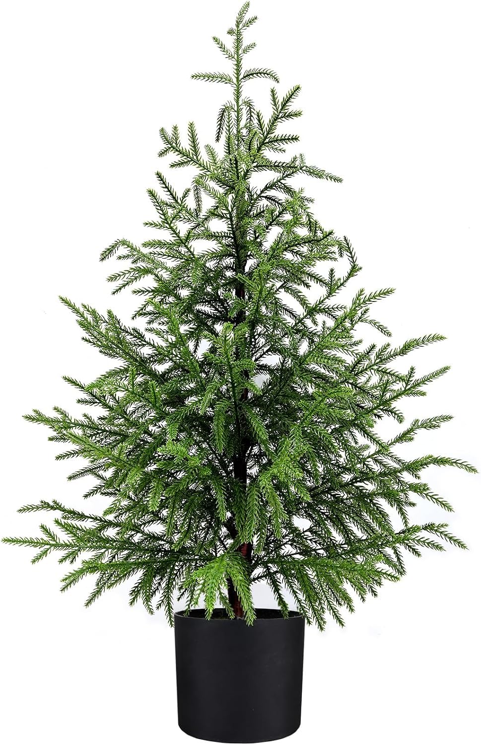 Ashenby 3FT Artificial Norfolk Pine Potted Christmas Tree, Unlit