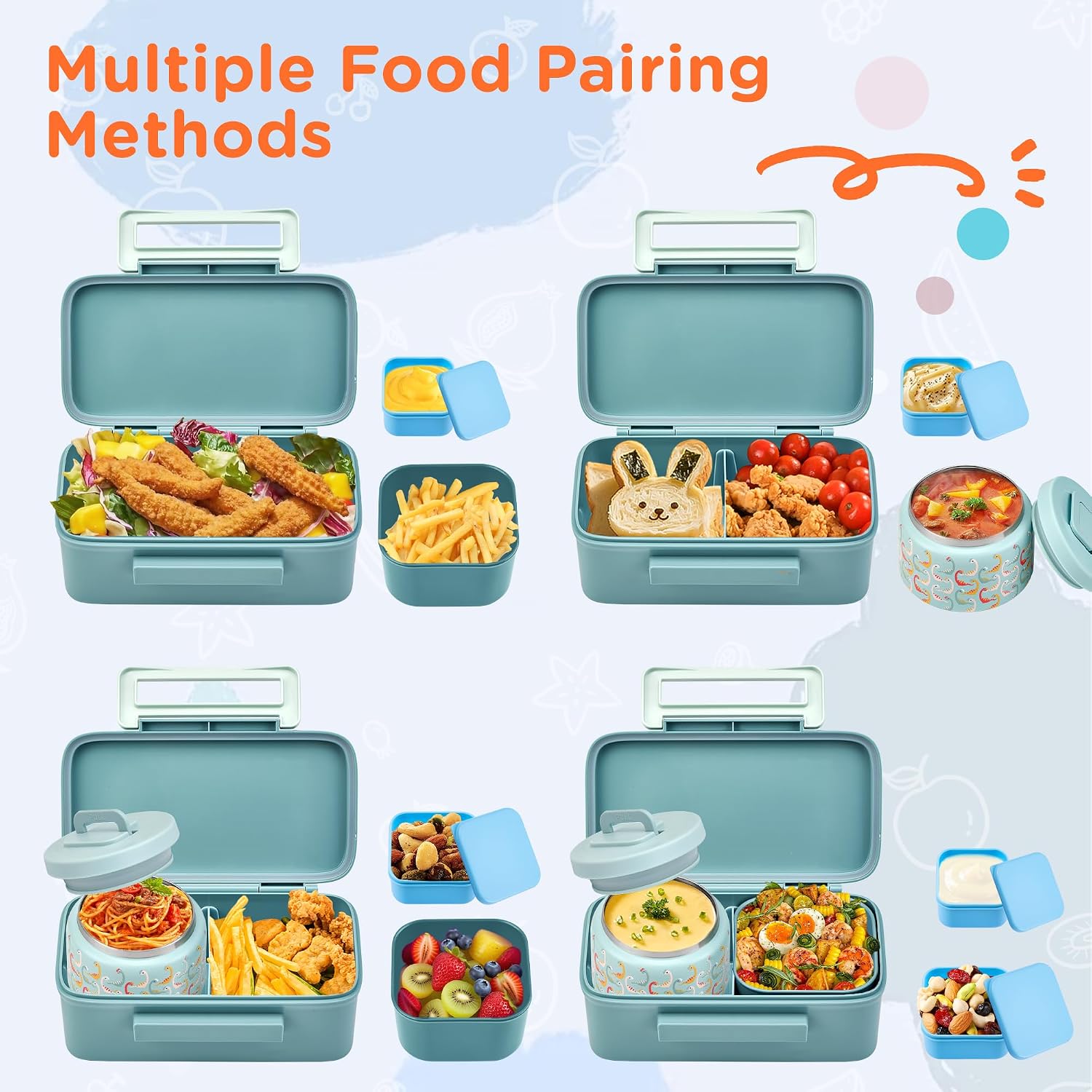 Aldernest Bento Box for Kids with 8oz Soup Thermo, 1.15 kg