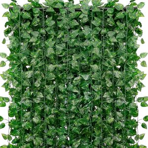 Aldernest 270 Feet 36 Pack Fake Vines Greenery Hanging Garland, 60 Count