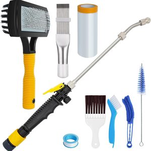 Aldernest 7 PCS Different Air Conditioner Fin Cleaner kit, 0.59 kg, Yellow