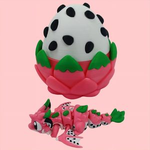 Brackenly 3D Printed Dragon Egg with Dragon Inside - Cute Fun Stuff Fidget Toy for Home Desk Decoration, for Anyone, Ideal for Christmas