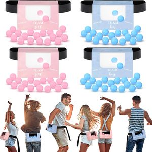 NestoraHome 4 Set Pink Blue Gender Reveal Twerk Game Shaking Ball, Blue, Pink