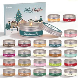 Aldernest Candle Advent Calendar 2026, 24 Fragrances, Xmas Gifts for Women, 1.5 pounds, Christmas