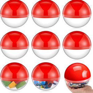 Aldernest 24 Pcs 4 Inch Gumball Machine Capsules Cartoon Ball, Red, 1.8 pounds