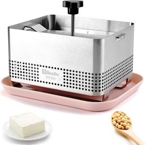 Aldernest Tofu Press 304 Stainless Steel, Paneer Maker with Upgraded Deep-Press, 1.8 pounds