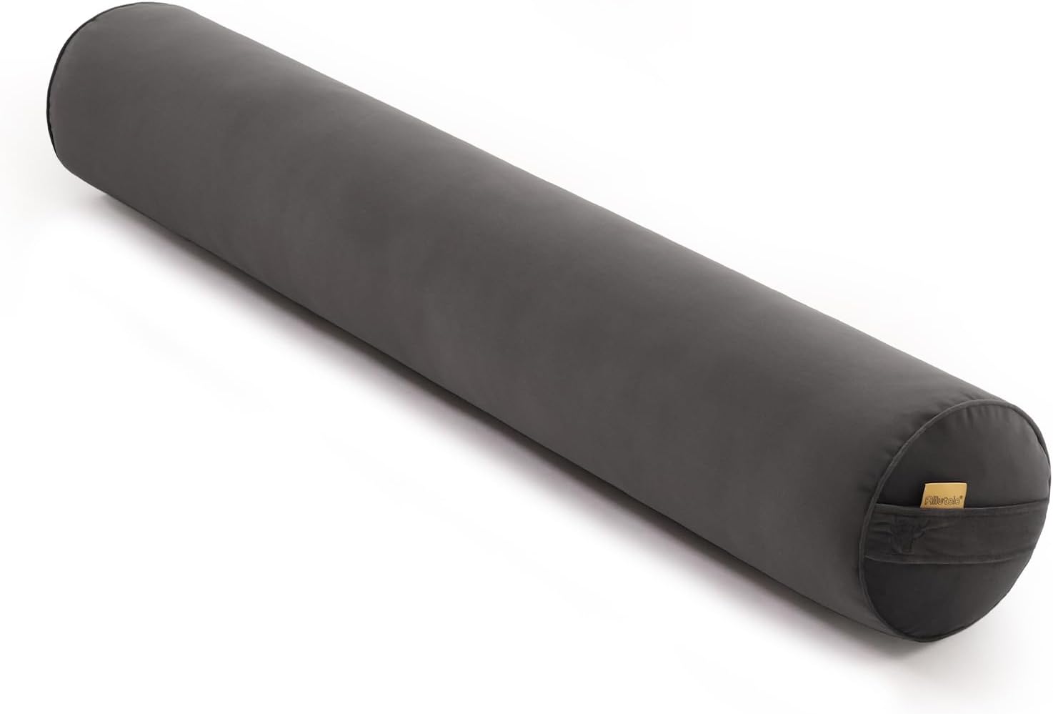 Aldernest Body Pillow for Adults, Long Round Pillow, Big Cylindrical Pillow, 4 pounds, 47.24"*7.87", Steel Gray