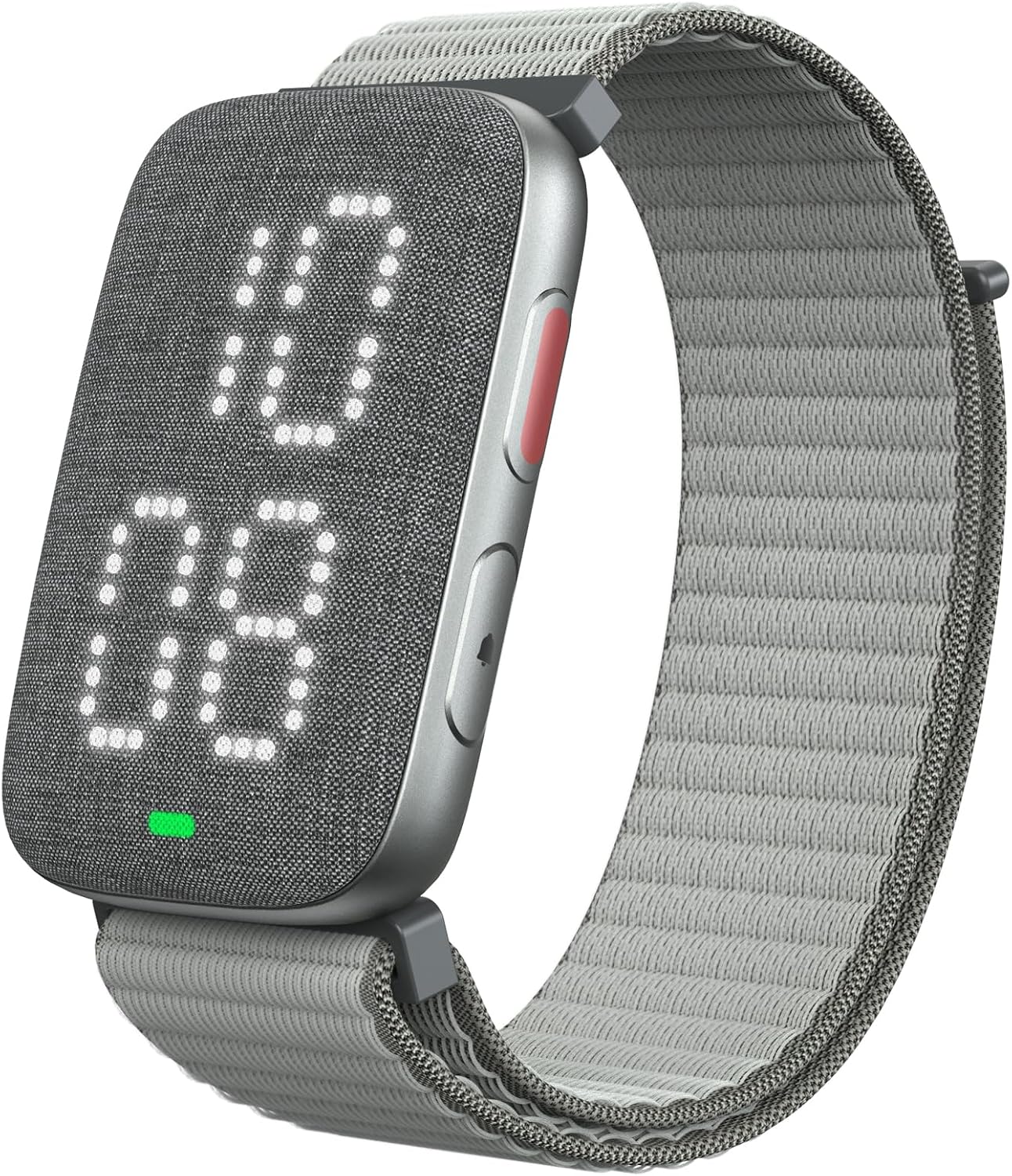 Aldernest Vibrating Alarm Watch Wristband for Hearing Impaired, 1.5 ounces, Small, Gray