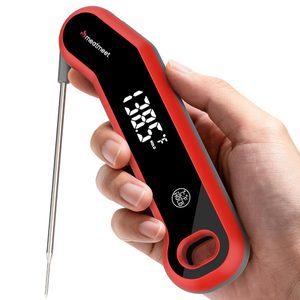 Aldernest 0.5 Sec Instant Read Meat Thermometer Digital, ±0.5℉ Accuracy, Grey
