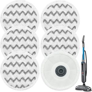 Birchmont 3897A / 3712 SpinWave Steam Mop Pads Replacement, 12.6 ounces