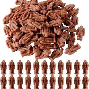 Aldernest 80 Pcs Mini Bigfoot to Hide Resin Miniature Sasquatch Gift, Brown