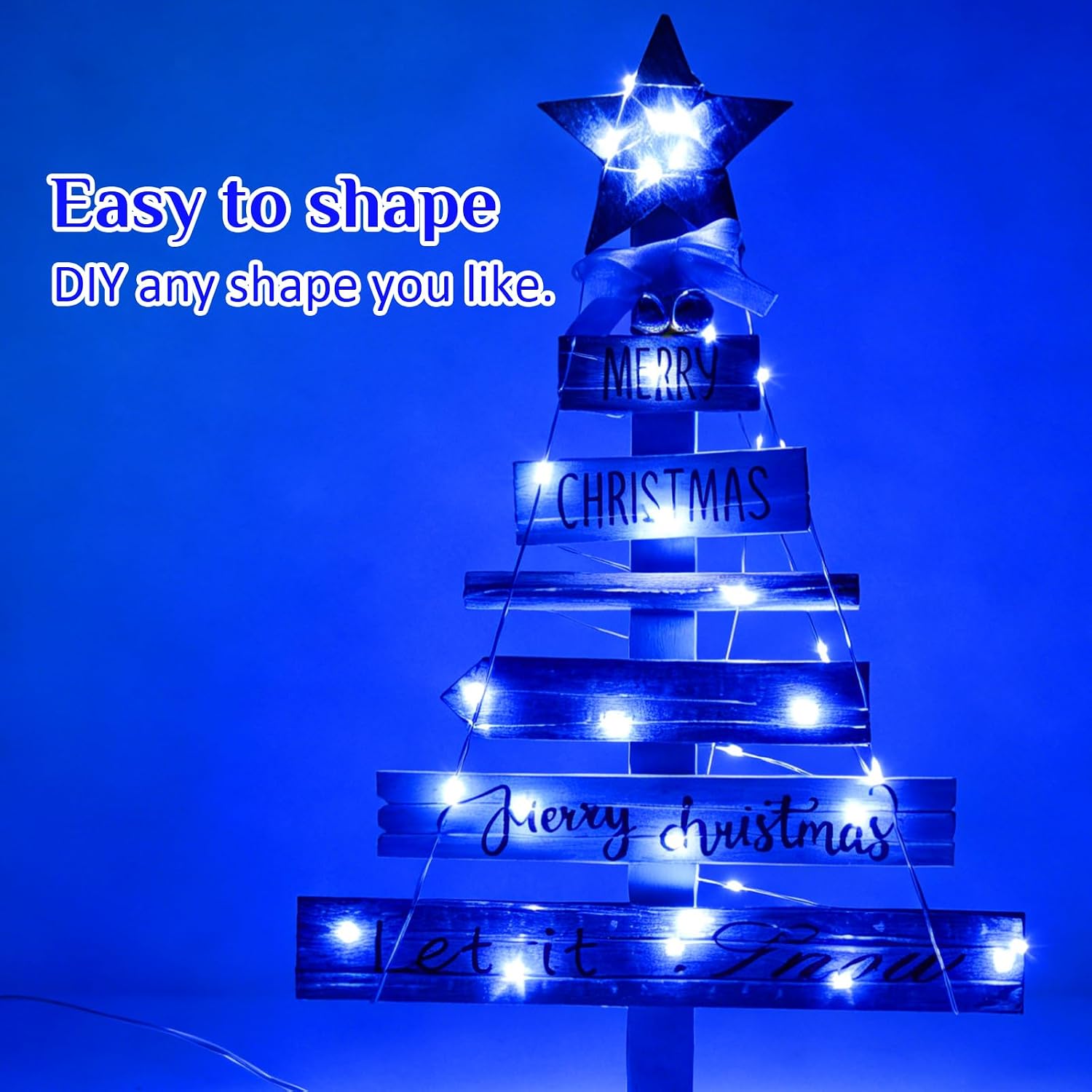 NestoraHome Blue Fairy Lights Battery Operated, 0.16 kg