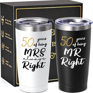 Aldernest 50th Wedding Gifts, Couple Gifts Ideas for Parents Friends Hunsband Wife, Large